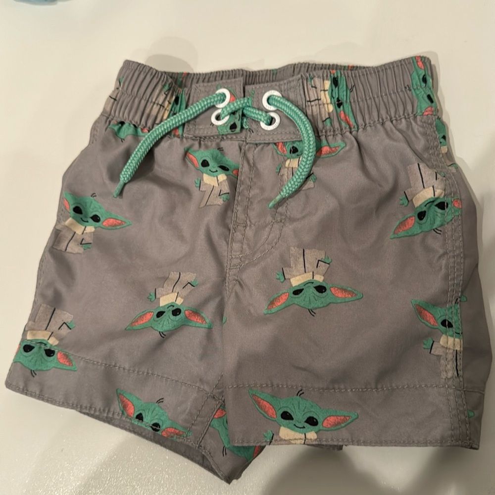 Grogu swim trunks